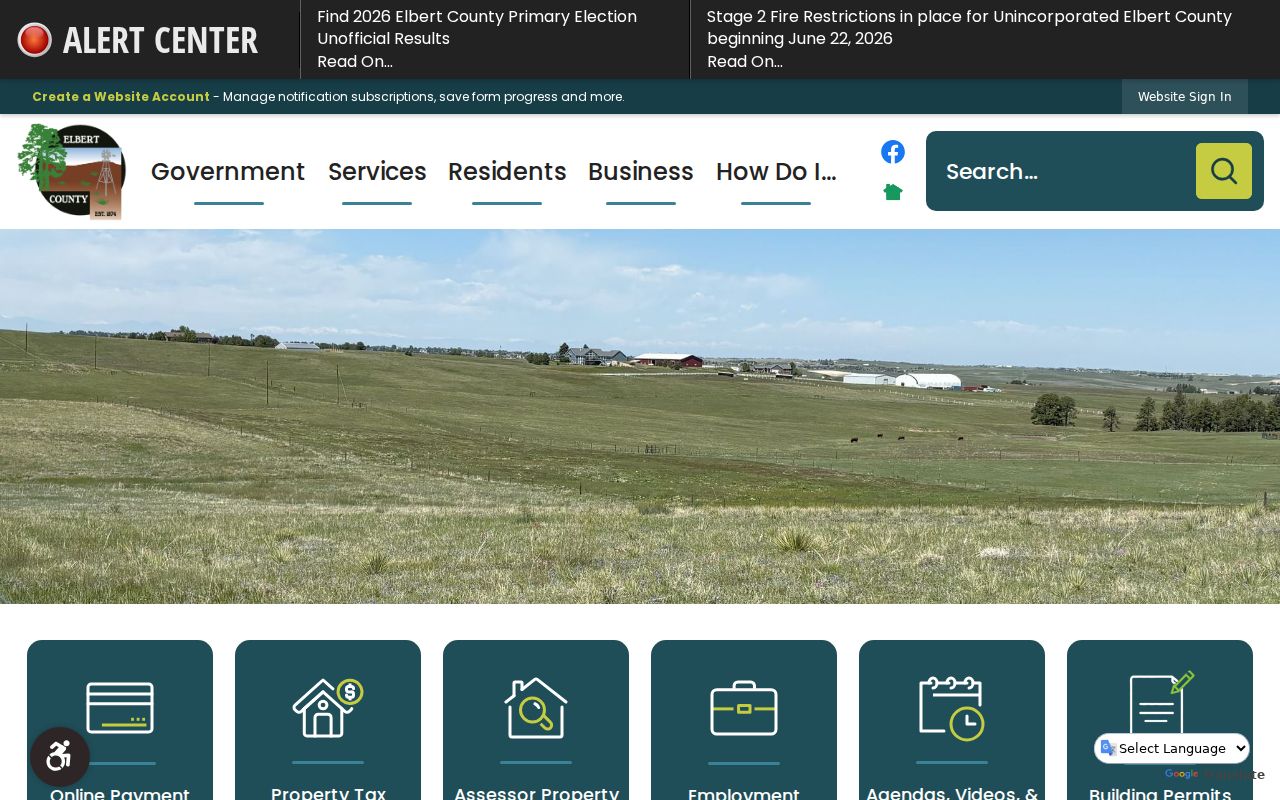Elbert County court records county government website