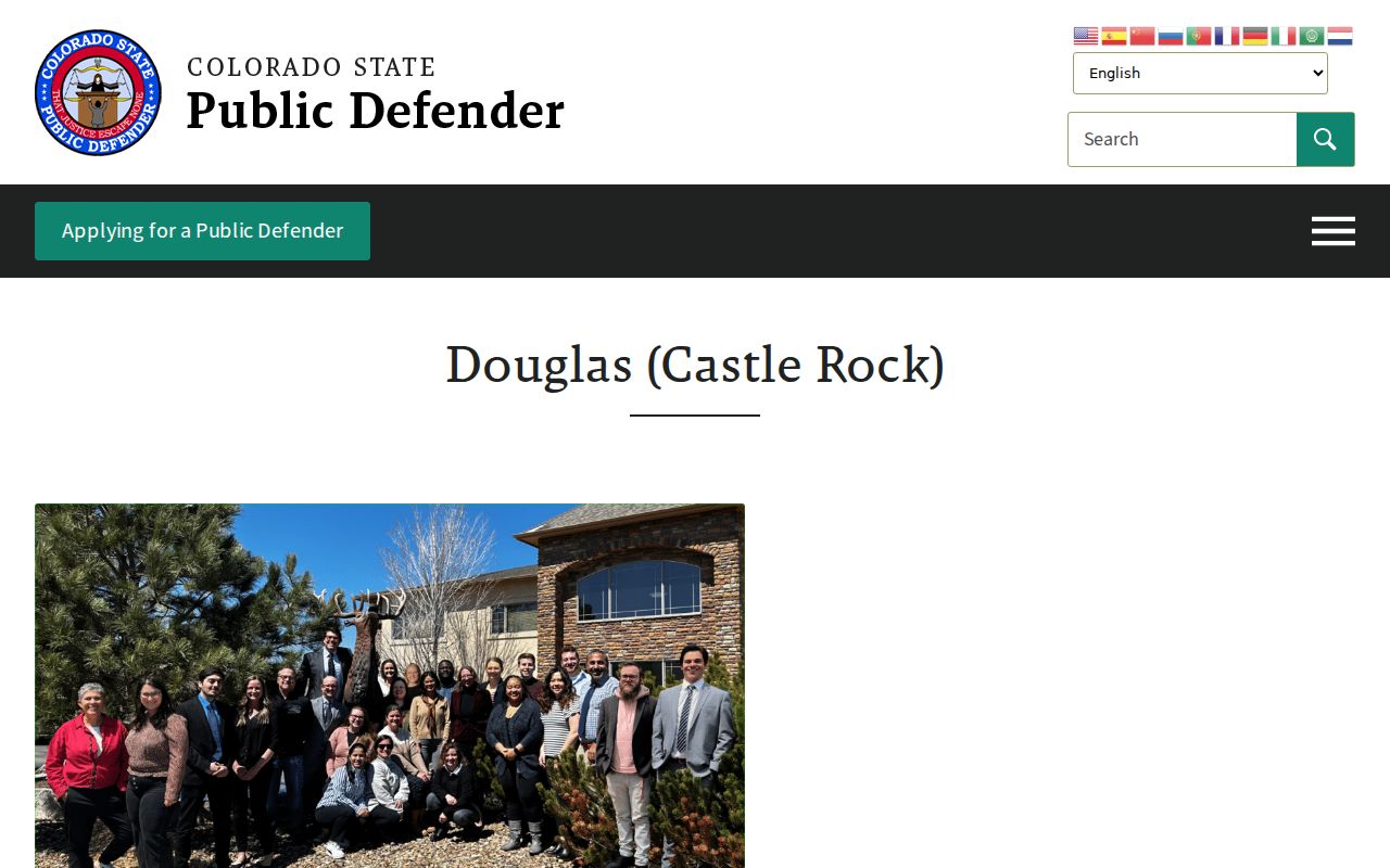 Elbert County criminal court records public defender office page